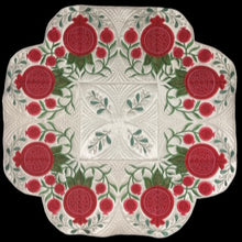 Load image into Gallery viewer, SEW-ALONG: MACHINE EMBROIDERED POMEGRANATES