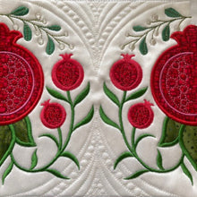 Load image into Gallery viewer, SEW-ALONG: MACHINE EMBROIDERED POMEGRANATES