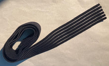 Load image into Gallery viewer, Band elastic - black with mesh stripes  4cm wide. SHIPPING INCLUDED within North America!