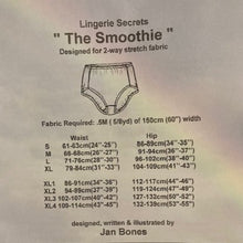 Load image into Gallery viewer, SMOOTHIE PANTIE PATTERN - free shipping within Canada