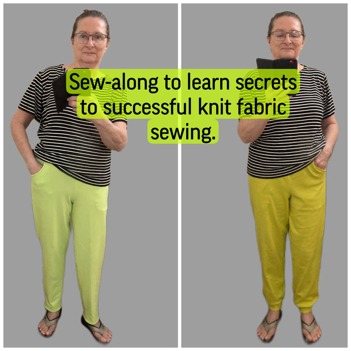 LEARN TO SEW A PAIR OF LEISURE/JOGGING PANTS