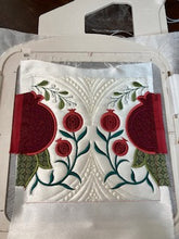Load image into Gallery viewer, SEW-ALONG: MACHINE EMBROIDERED POMEGRANATES
