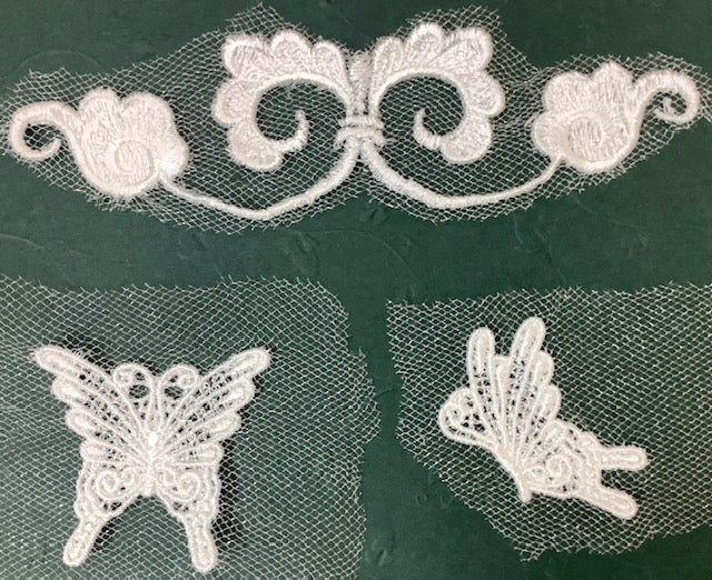 MAKE YOUR OWN CUSTOM LACE with your embroidery machine.