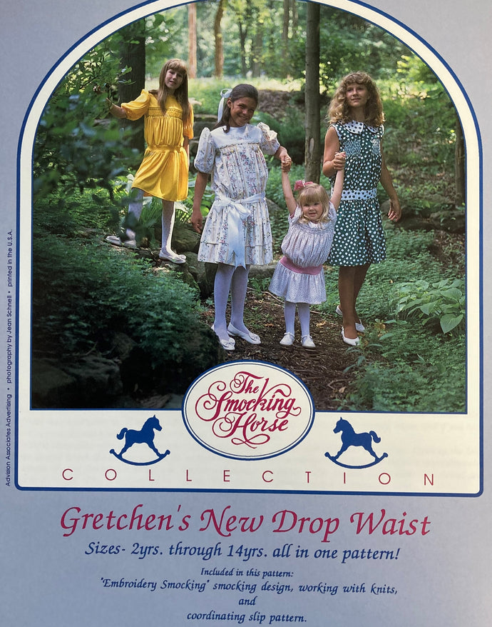 Gretchen's New Drop Waist dress pattern SHIPPING INCLUDED within North America
