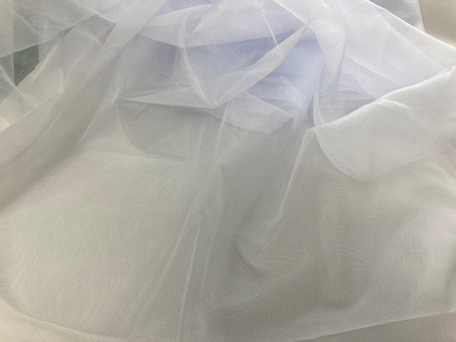 Sheer cup Lining - White - Bra making fabric