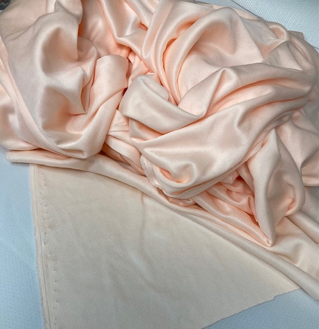 Bra Making/Lingerie fabric  - peach/apricot poly knit